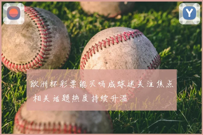 欧洲杯彩票能买吗成球迷关注焦点 相关话题热度持续升温